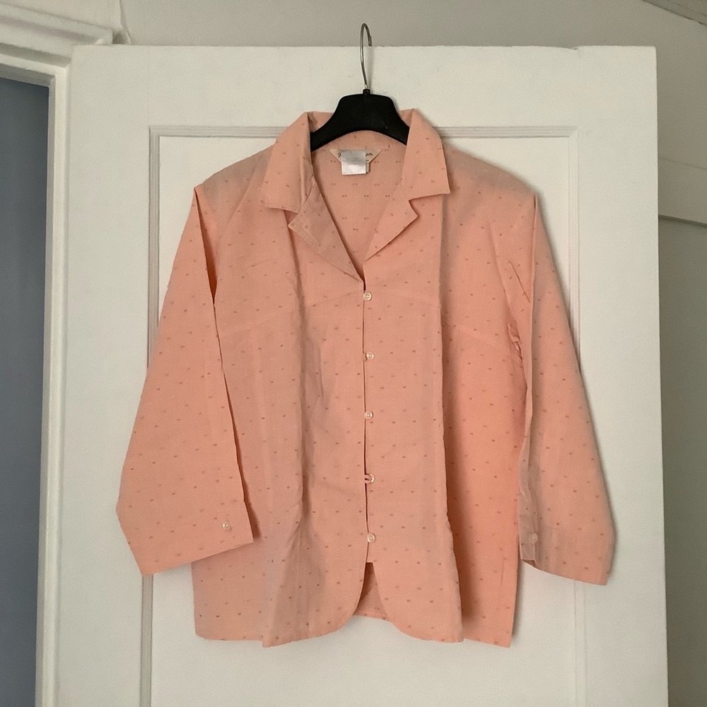 Norm Thompson Button Front Top